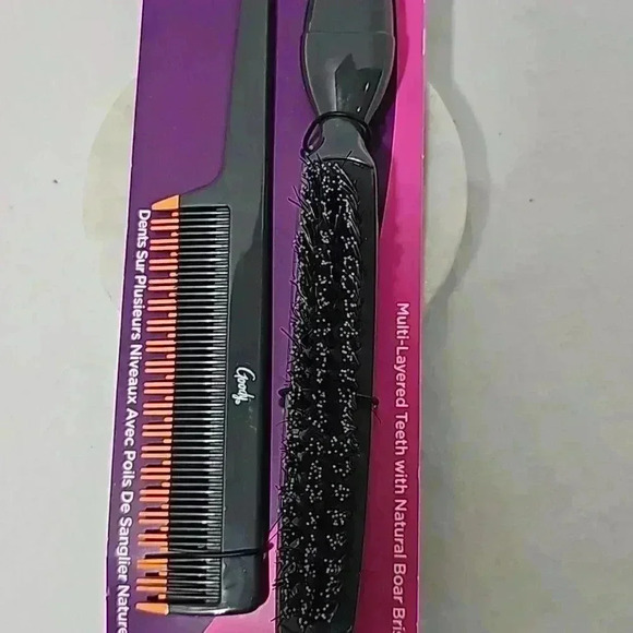 Goody volume boost comb brush set tease grey orange texture smooth hair - Picture 4 of 8